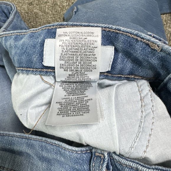 Ellen Tracy Light Blue Denim Jeans Mid Rise Size 12 - Picture 8 of 9